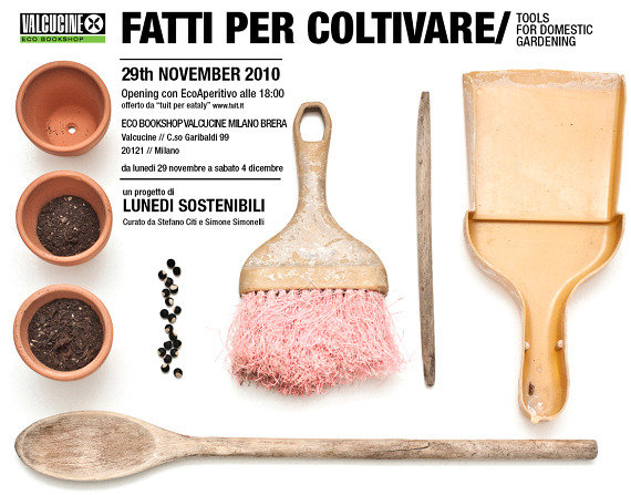 Mantilda at Valcucine Showroom – November 2010 . Fatti per coltivare . Eco Book Shop Valcucine . Milano