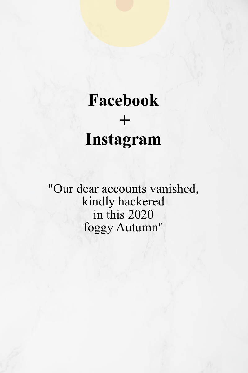 Bye Bye Social accounts – November 2020