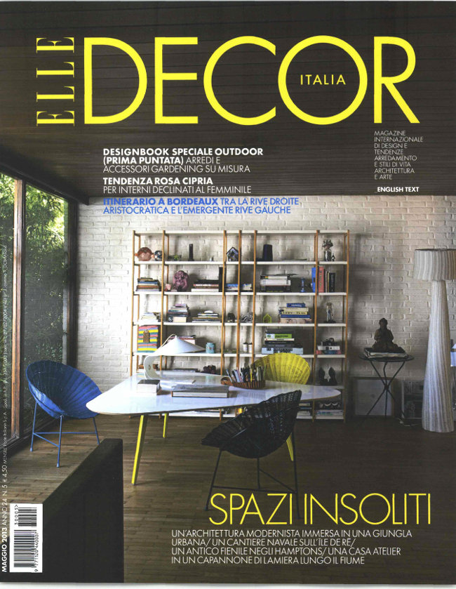 Copertina Elle Decor – May 2013