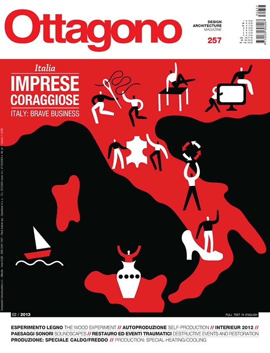 Copertina Ottagono – February 2013