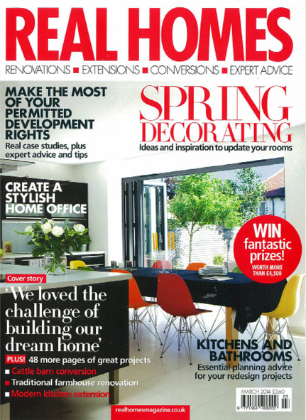 Copertina Real homes – March 2014