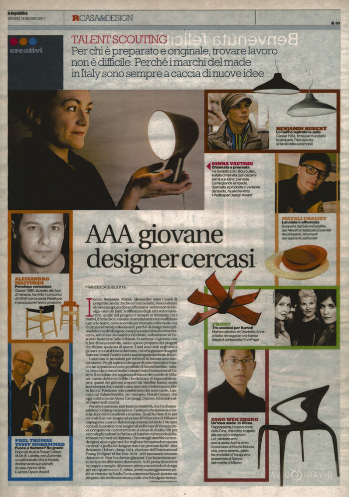 Copertina Repubblica – June 2011