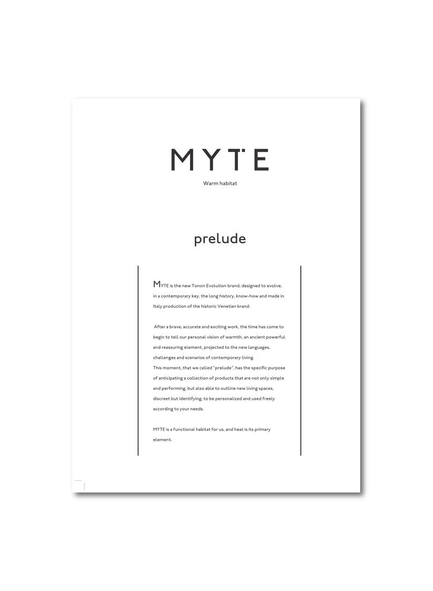 Creative Direction – MYTE - brand of Tonon Evolution, foto 2 di 8