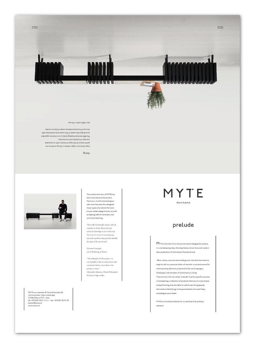 Creative Direction – MYTE - brand of Tonon Evolution, foto 3 di 8